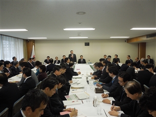 写真：自由民主党と原子力発電関係道県議会議長協議会との意見交換会