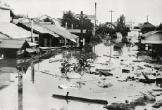 写真－２　昭和44年8月大雨　浸水状況
