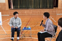 対話中