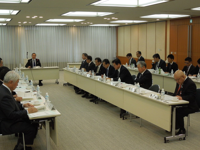 財政基盤強化対策県議会議長協議会第1回総会