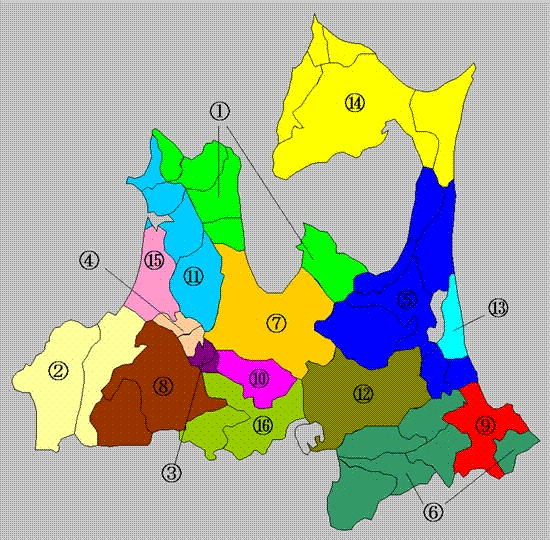 図：青森県の選挙区