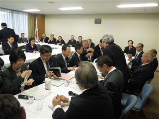 写真：自由民主党と原子力発電関係道県議会議長協議会との意見交換会