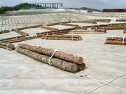 遮水シート固定