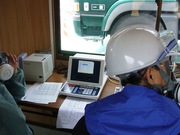 計量管理室での重量測定