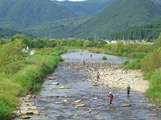 赤石川金鮎釣り大会