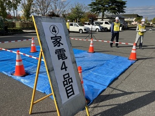 令和７年度の仮置場設置訓練