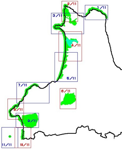 津軽国定公園　公園計画図