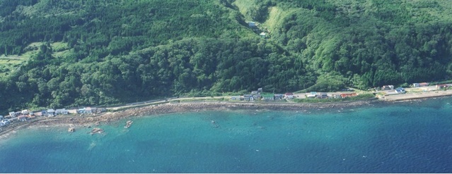 下風呂海岸全景