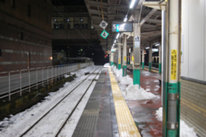 冬の駅