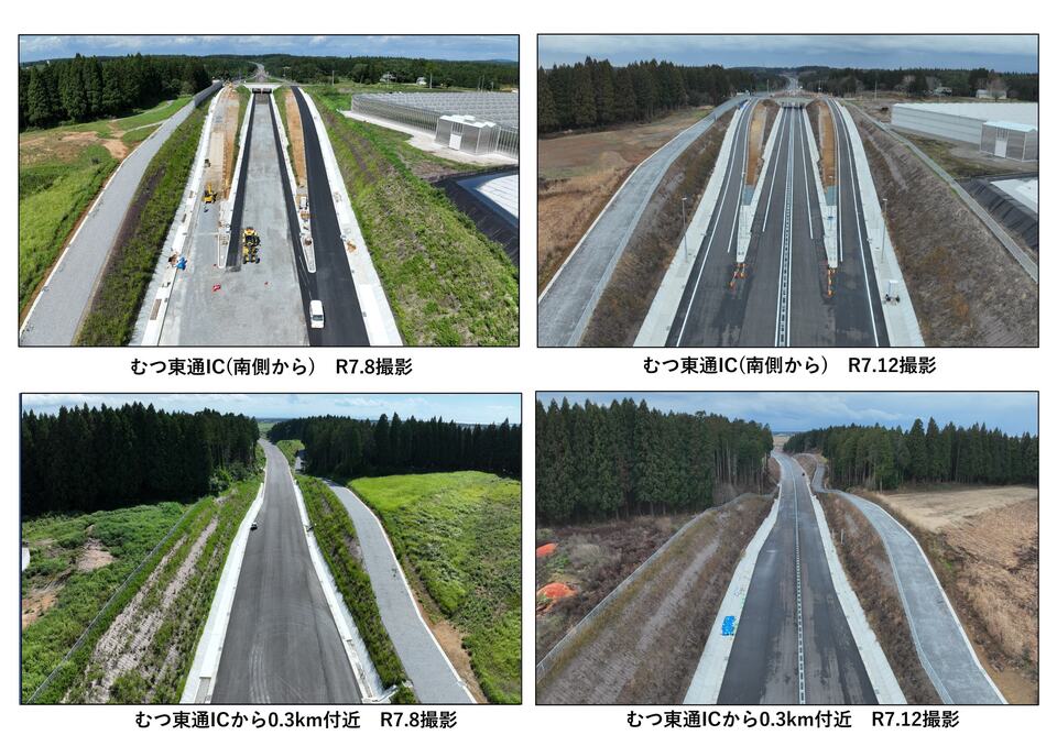 むつ南バイパス２工区起点側