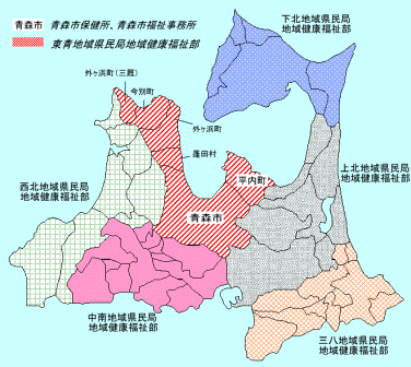 市町村管轄図