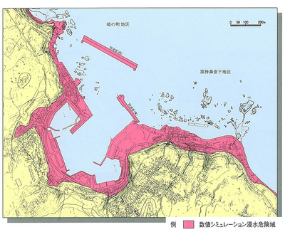 深浦港（想定日本海側海溝型地震）