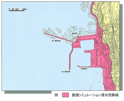 岩崎漁港［岩崎地区］（想定日本海側海溝型地震）