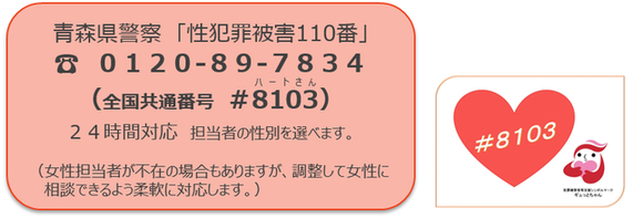 性犯罪被害110番