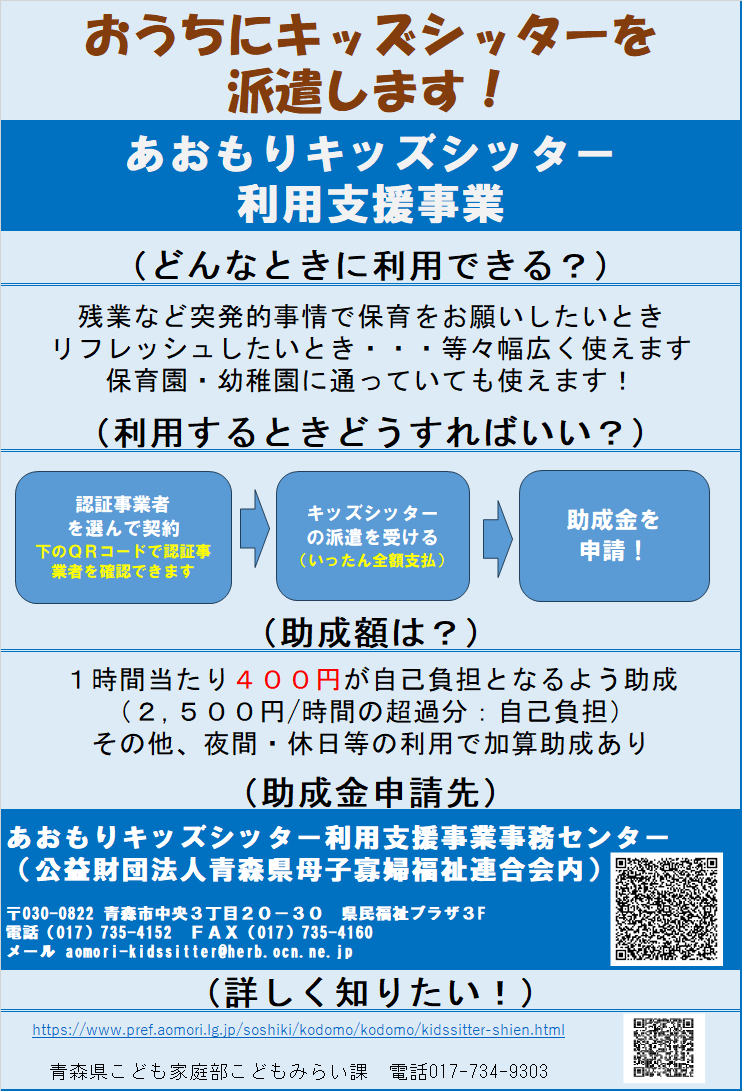 キッズシッター利用支援事業