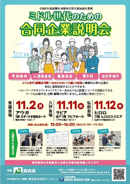 ミドル世代のための合同企業説明会
