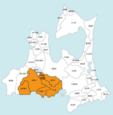 中南地域地図