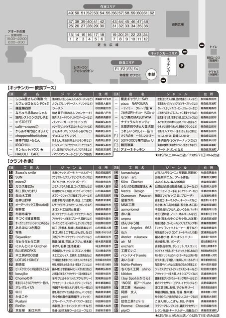 アオーネ白神十二湖クラフト展