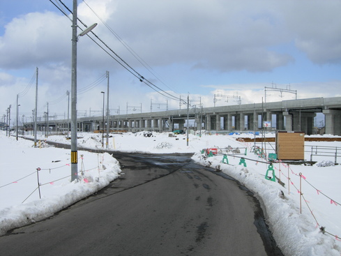 新青森駅北側