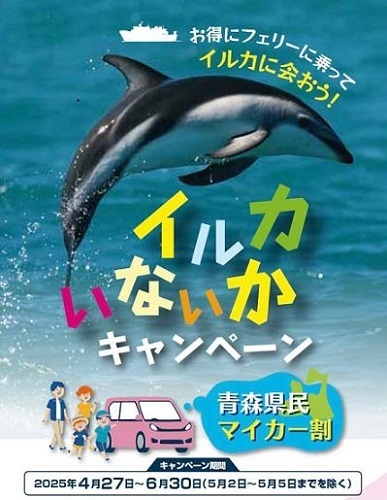 イルカいないかキャンペーンリーフレット画像