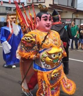 大漁祈願祭・天妃様行列画像