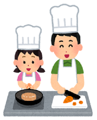 料理教室イラスト画像