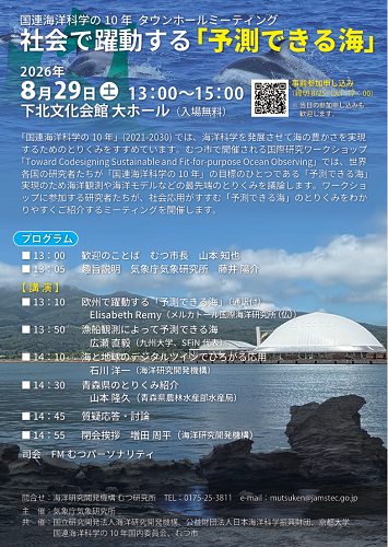 国連海洋科学の10年チラシ画像