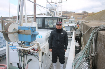 荒谷船長と青龍丸