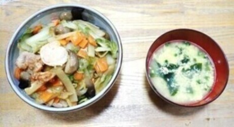 Ｒ７あんかけやきそばづくり１　