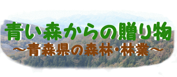タイトル「青い森からの贈り物」