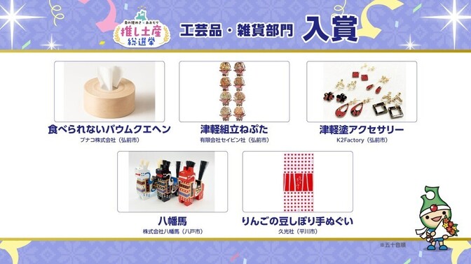 工芸品・雑貨入賞
