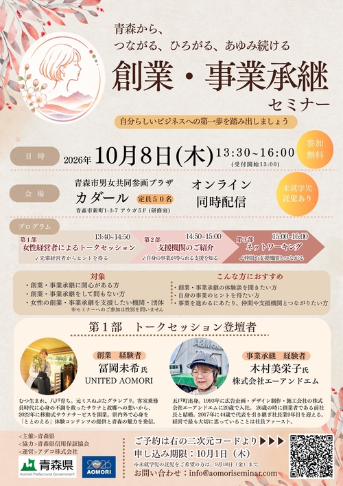 創業・事業承継セミナー