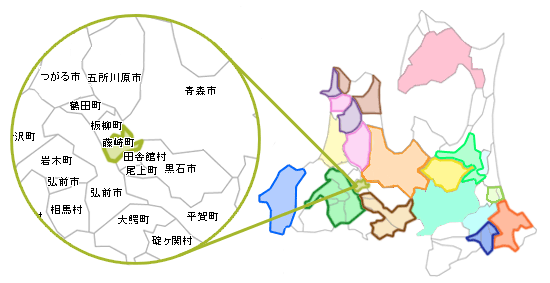 藤崎町地図