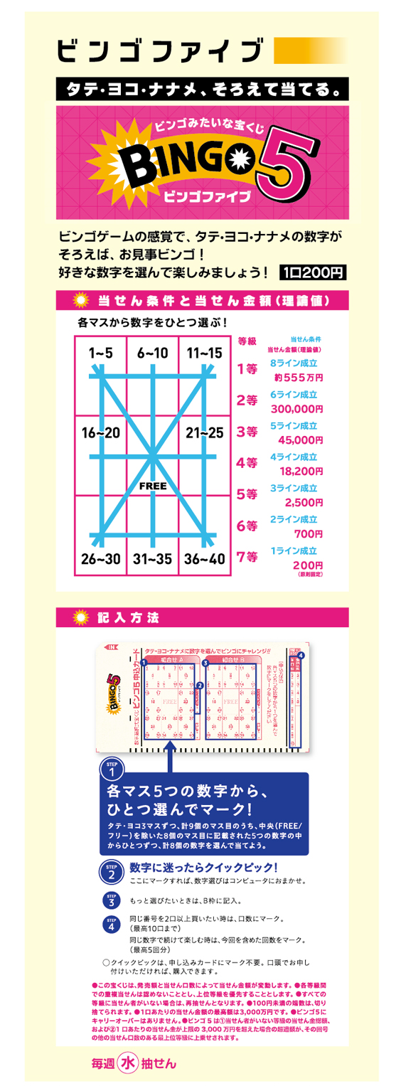 ビンゴ5