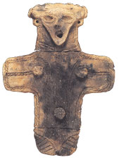 写真:大型板状土偶