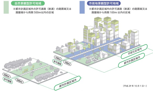 禁止地域・許可地域マップ(画像をクリックすると大きな図が表示されます)