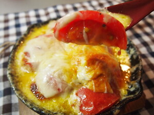 かんたん！完熟トマトのチーズ焼き