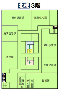 北棟3階平面図