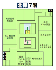 北棟7階平面図