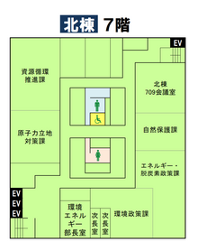 北棟7階平面図