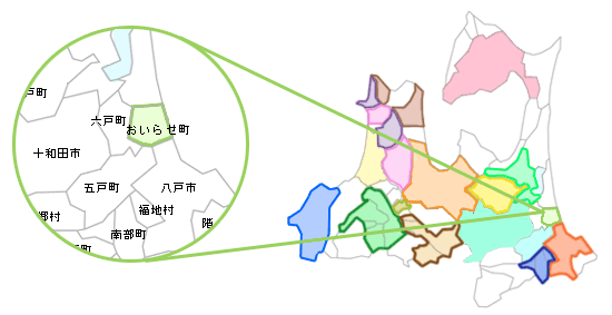 おいらせ町地図